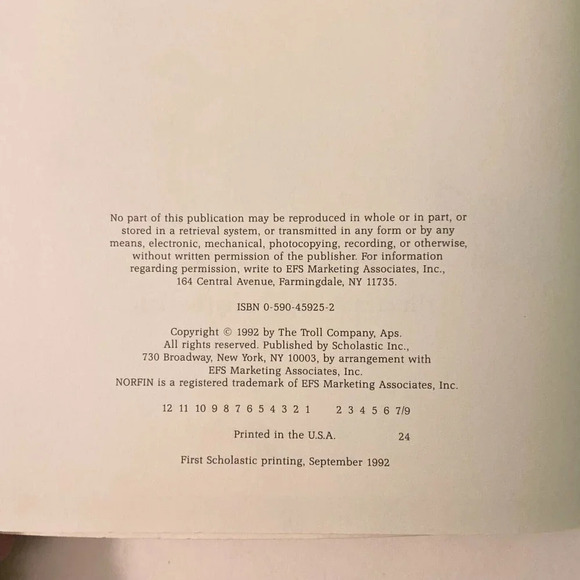 Vintage 1992 The Norfin Trolls Laugh Out Loud Book Of Jokes Riddles Scholastic - Picture 6 of 14